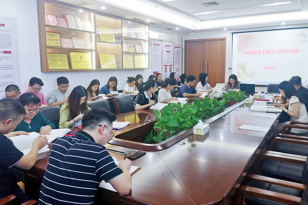 深学悟透守初心,党工联动送清凉——国投创投组织开展8月主题党日活动